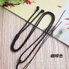 Colar cordão Mambo corda trançada à mão masculino e feminino cordão de corda ajustável pingente de jade cordão joias atacado Jade Corda de Jade