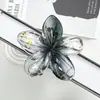 Novo Conjunto de Outono e Inverno Cruzado com Plumeria Escovada Presilha de Cabelo Bauhinia Estilo Festivo Elegante Presilha de Tubarão Acessórios de Cabelo Presilha de Cabelo