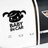 Comercio exterior Bebé en coche niña pequeña Niña bebé Pegatinas reflectantes carrocería del coche Guirnalda advertencia Pegatinas decorativas personalizadas para coche