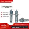 Parafuso de ancoragem de máquinas pesadas estrutura de aço cortina de parede parafuso de expansão antissísmica atacado imersão a quente galvanizado auto-corte parafuso de expansão traseira
