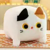 Brinquedo de Pelúcia Gato Quadrado Transfronteiriço, Boneca Gato, Almofada de Pelúcia, Boneca Gato de Desenho Animado, Almofada para Sofá-Cama