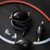 Tubo de drenagem para bandeja de chá de grau alimentício com esfera de cobre absorvente, tubo de esgoto de silicone, tubo de saída para mesa de chá, acessórios para conjunto de chá kung fu