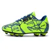 Zapatos de Fútbol de Picos Largos para Niños al Aire Libre Transfronterizos Estilo Primavera/Verano para Hombres y Mujeres Estudiantes de Primaria y Secundaria Zapatos Deportivos para Entrenamiento en Césped Sintético Venta al por Mayor