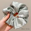 Cintas para el cabello de satén de alta elasticidad, scrunchies extragrandes, accesorios para el cabello casuales y elegantes para mujer, que brindan un aspecto sofisticado, bandas elásticas para el cabello duraderas