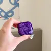 Funda Protectora con Patrón de Concha Imd Azul-Morado Adecuada para AirPods Pro3, Funda para Auriculares Anti-Caídas y Resistente al Desgaste para Auriculares Apple de 4ª Generación