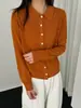 Cárdigan abierto de lana de punto fino para mujer con diseño calado, adecuado para primavera y otoño, que ofrece un aspecto elegante, transpirable y texturizado con un ajuste suave y holgado, perfecto como capa exterior