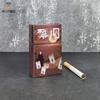 Caixa de cigarro de ferro de alta qualidade, caixa de cigarro de metal criativa, caixa de cigarro de lata, atacado, 20 caixas de cigarro, caixa a granel