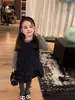 Ropa Infantil Weiniguo Colección Otoño 2026 Nuevo Vestido Chaleco de Lunares Estilo Coreano para Niñas Vestido de Otoño Infantil