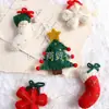 Accesorios colgantes de fieltro de lana navideño Decoración navideña Adultos Niños Decoración de árbol de Navidad DIY colgante pequeño