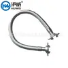 Mangueira de entrada de água quente e fria de metal em aço inoxidável mangueira de metal trançada em aço inoxidável fornecimento de fábrica