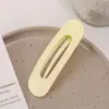 Presilha Grande para Franja Amazon, Presilha Bico de Pato Macaron Fashion, Presilha Lateral para Maquiagem Sem Marcas, Presilha de Cabelo Transparente para Fios Soltos