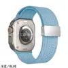 Adecuado para Apple Watch, Correa de Reloj Trenzada de Nylon Elástico con Hebilla Magnética, Venta al por Mayor de Comercio Exterior Transfronterizo