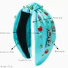 Moda Internacional para a Nova Temporada Escolar, Tiaras da Moda para Mulheres, Nós Criativos de Luxo, Acessórios de Cabelo com Pedras Strass, Lápis, Maçã