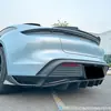 Adecuado para Porsche Taycan 2019+ Labio Trasero, Labio de Cola, Spoiler Estilo Hoja, Esquina Trasera Exterior Modificación Transfronteriza