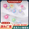 Cuentas Pequeñas de Flor de Margarita de Acrílico de 17 mm con Cinco Pétalos Accesorios para Joyería Hecha a Mano DIY con Pedrería Cuentas Sueltas de Dorso Plano para Mujeres