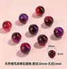 Pedras Soltas de Água-Marinha Naturais para Artesanato, Pedras para Pulseira dos Cinco Elementos, Pulseira de Miçangas DIY, Turquesa, Pedras de Citrino