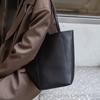 Bolsa Feminina de Couro Genuíno 2026 Novo Estilo Coreano Elegante Bolsa Saco Versátil para o Dia a Dia Bolsa Tote de Grande Capacidade Conjunto
