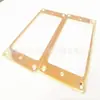 Guitarra elétrica metal pickup frame bobina dupla guitarra elétrica pickup duplo metal frame Suporte 2*2 prata plano