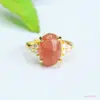 Anillo de Cristal Natural Ai Yu Anillo de Cristal de Fresa Joyería Dulce Oferta Especial Transmisión en Vivo Mayorista S5021202
