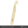Crochê de Cristal Transparente Plástico Grosso Agulha de Crochê para Suéter Gancho Ferramenta de Tricô para Lã Grossa Conjunto de Tricô para Lã