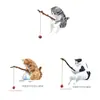 Adornos de pesca de gatitos, paisajismo de pecera, pesca de maullidos, buen clima, ocio, pesca de gatos, decoraciones colgantes de gatos