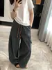 Pantalones Cargo de Bolsillo Grande con Cordón para Exteriores 2026 Verano Delgados Holgados Pierna Ancha Casual Jogger H052904