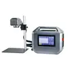 Máquina de marcação a laser portátil 20W 30W marcação de logotipo para postes elétricos máquina de codificação a laser pequena portátil atacado