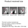 Pegatinas de Pared Personalizadas de Plantas Verdes en Maceta, Plantas Verdes y Flores en Maceta Tridimensional 3D Tríptico Arte Decorativo de Pared, Contáctenos para Consulta