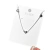 Collar de amor de plata esterlina s925 para mujer, cadena de clavícula de alta calidad, estilo nicho, collar con personalidad simple, regalo para novia.
