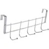 Colgador creativo de acero inoxidable sin taladro, sin rastro, gancho de acero inoxidable para detrás de las puertas de los gabinetes, colgador montado en la puerta de la cocina