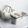 Cesta de baño Cesta Cesta de lavado Bolso Drenaje Baño Ducha Azul Dormitorio de estudiantes Baño Cesta de almacenamiento Cesta de baño