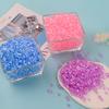Cuentas semicirculares de color caramelo AB, cuentas acrílicas sueltas, parches de resina, accesorios hechos a mano, material de bricolaje, joyería para uñas