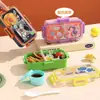 Lonchera de Polipropileno de Grado Alimenticio para el Trabajo, Lonchera Sellada para Estudiantes y Niños, Lonchera Compartimentada de Dibujos Animados para Picnic, Nuevo Color 2026
