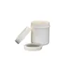 Venta al por mayor de fábrica frasco espiral de 150 ml personalizado para condimentos caseros embalaje de plástico PP de grado alimenticio cubo de plástico