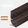 Tira de vedação inferior de porta para portas de quarto, painel à prova de vento, dispositivo silencioso de isolamento acústico, tira de borracha prática para vãos de porta anti-roubo para bloquear o vento