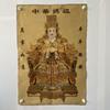 Thangka Bordado de Seda Sanqing Bordado Antiguo Venta al por Mayor Antiguo Estatua de Buda Tibetano Retrato Nepalés Bordado de Brocado Guan Gong