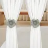 Amarra de Cortina Flor de Pérola Criativa Tiras de Amarração para Cortina Transparente Simples Moderno Ajustável Poliéster Decorativo