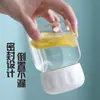 Taza en Forma de Grasa con Escala, Vaso de Agua de Vidrio de Borosilicato Alto, Taza Portátil para Servir Medicina Tradicional China, Taza de Regalo para Café, Taza para Leche de Soya