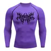 Teum Export Camiseta de Manga Corta con Cuello Redondo Estampada de Secado Rápido de Compresión para Hombre Y2K Ropa Interior Base para Correr Entrenamiento de Fitness Body