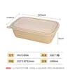 Cajas de Almuerzo Desechables Separables, Cajas de Almuerzo Biodegradables de Almidón de Maíz, Cajas Ecológicas para Llevar de Comida Rápida, Disponibles en Múltiples Tamaños, Tazones Redondos