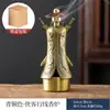 Accesorios para quemador de incienso de calabaza directo de fábrica Portainciensos multifuncional Plato de incienso de línea flor de loto Quemador de incienso de aleación incienso