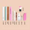 Conjunto Completo de Ferramentas para Manicure para Remover Cutículas, Cortar Unhas, Lixar Unhas, Tira Polidora, Tira para Lixar Unhas, Cuidados Caseiros com as Unhas