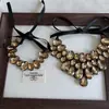 Collar Exagerado de Cristal con Forma de Gota de Agua Incrustado de Diamantes Europeos y Americanos para Mujer, Cadena para Clavícula Tipo Correa, Accesorios de Collar de Diseño Único