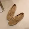 Mocasines cómodos para mujer de talla grande, de suela plana, con suela blanda, zapatos sin cordones, mocasines casuales versátiles