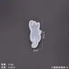 Molde de Silicona para Colgante de Resina de Cristal DIY Adornos de Animales Hechos a Mano Gatito Nota Musical Copo de Nieve Delfín Hipopótamo Colgantes