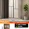Guarda-Roupa Simples com Porta de Correr para Quarto de Casa Madeira Econômico Quarto de Aluguel Pequeno Apartamento Armazenamento Armazenamento Guarda-Roupa de Pendurar Montagem