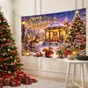 Tela de Fondo para Navidad 2027 Venta Caliente Transfronteriza Fondo Fotográfico Decoración de Fiesta Tela Colgante Fábrica de Origen Múltiples Estilos Disponibles