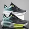 Sapatos masculinos, sapatos esportivos populares transfronteiriços, tênis de corrida masculinos, malha respirável, adequados para estudantes, tênis atléticos com amortecimento para corrida
