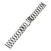 Accesorios para Reloj Correa de Acero Inoxidable de Cinco Perlas Correa Sólida de Acero 304 para Apple applewatch Huawei Samsung