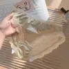 Fragancia de Lujo Estrella y Luna ~ Satén Francés para Mujer Encaje Sexy Puro Deseo Bragas de Corte Alto Nuevas Calzones Estilo Japonés de Algodón Puro